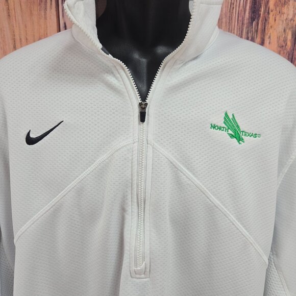 Nike Dri-Fit North Texas Mean Green Quarter-Zip Pullover XXL - Picture 3 of 11